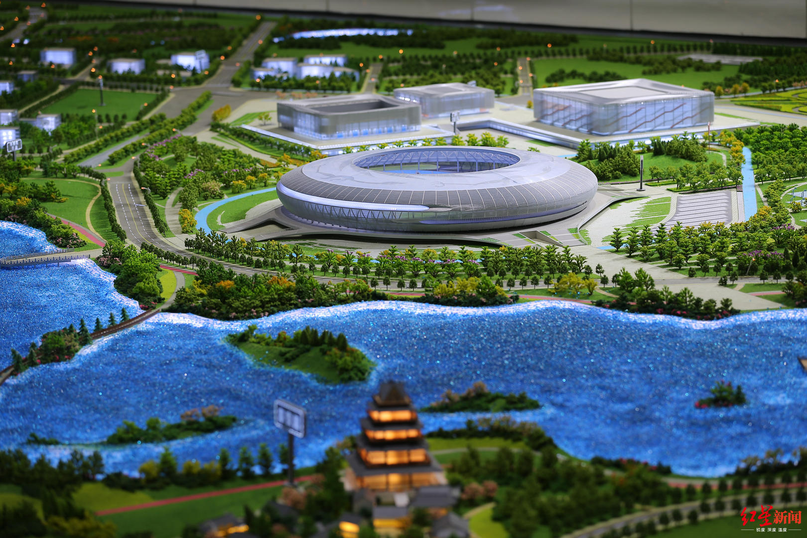 成都龙泉东安湖体育公园项目基建